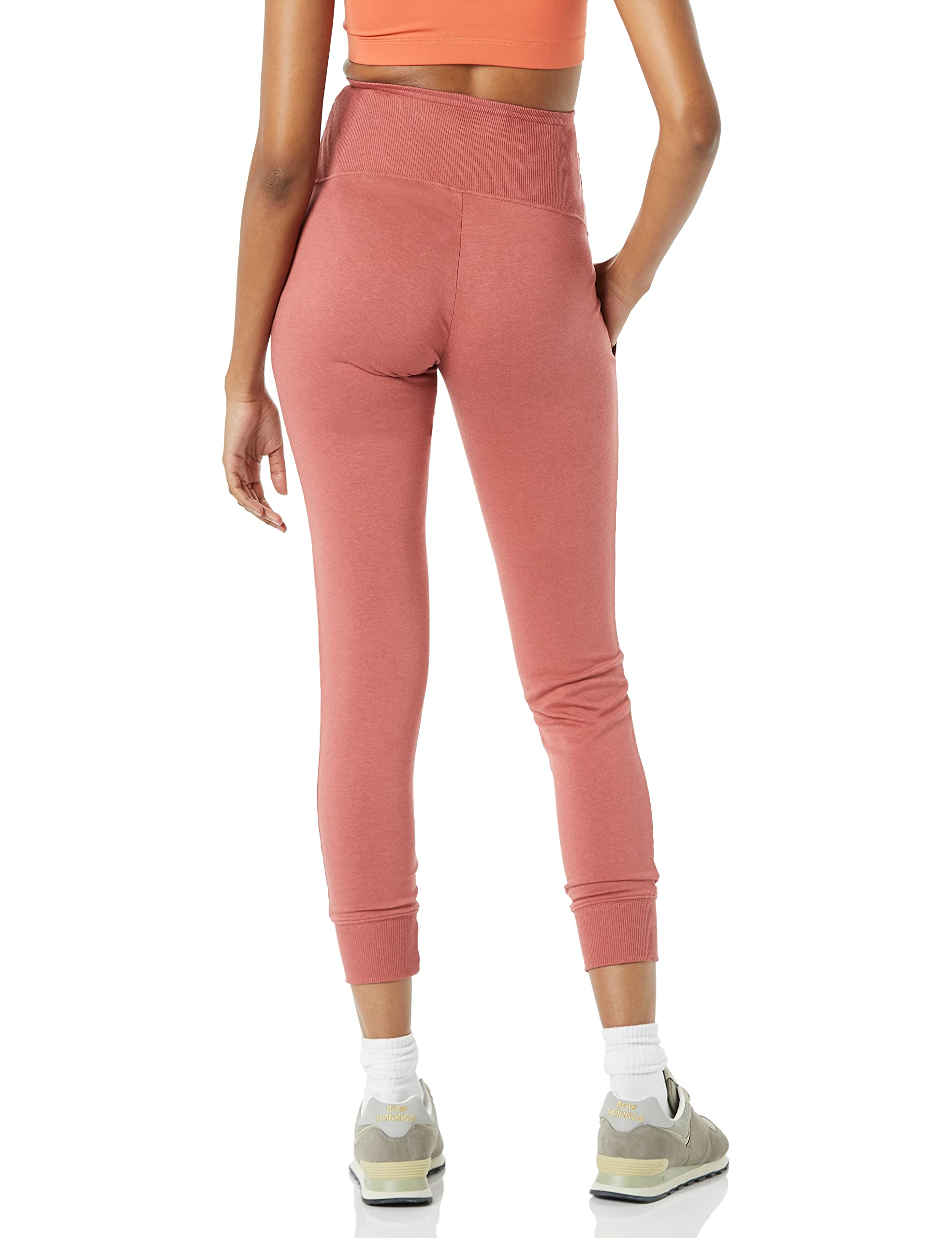 Amazon Essentials Pantaloni per Il Tempo Libero in Spugna Studio Donna