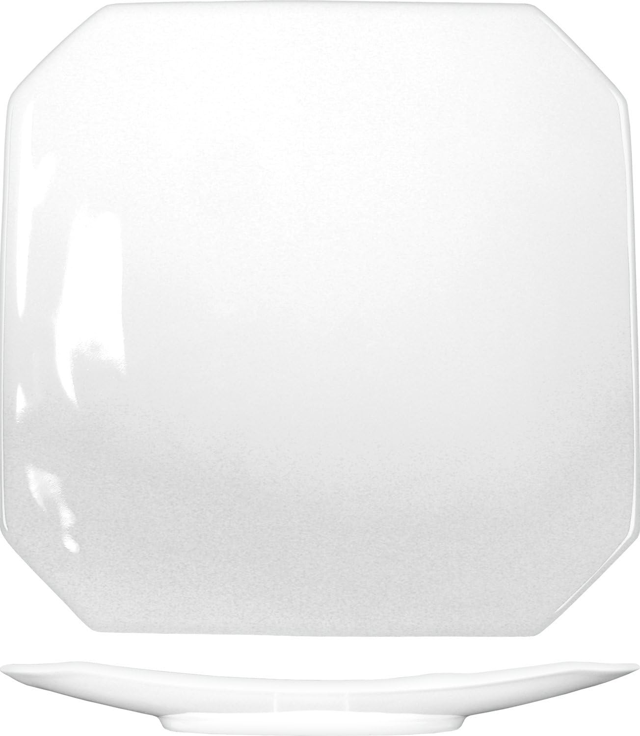 ITIHE8 Helios 8 Inch Plate 12piece, Bone China White