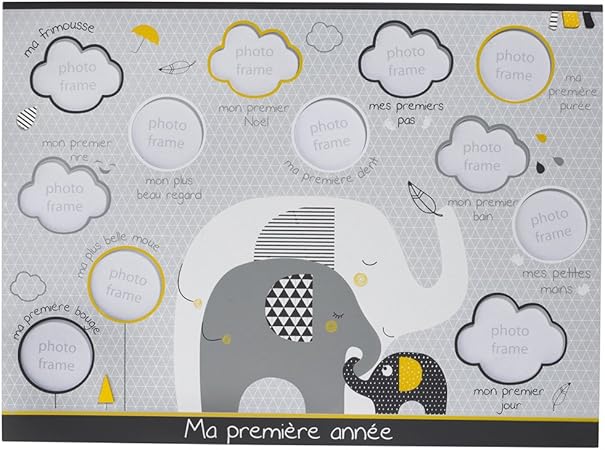 Sauthon Baby Deco Pele Mele Photo Ma Premiere Annee Babyfan Amazon Fr Bebe Et Puericulture