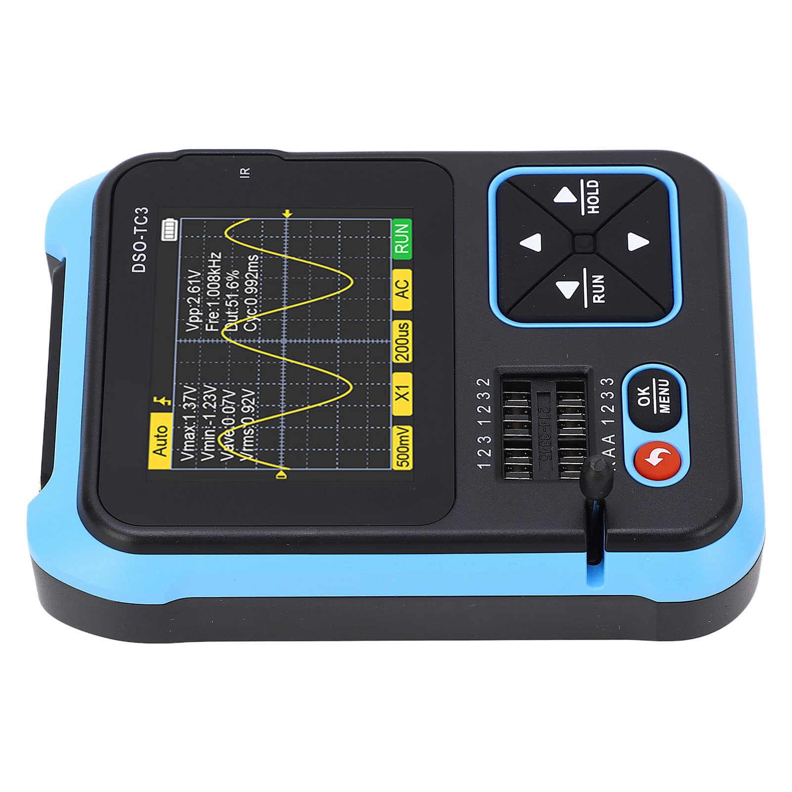 Oscilloscopio digitale osciloscopio digital misuratore di resistenza di capacità di induttanza leggera Schermo TFT 1500 mAh per fabbrica(Configurazione alta) Commerce, Industrie et Science