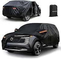 JAOGAUS Custom Fit Car Cover for 2014-2025 Nissan Kicks - 10-Layer All-Weather SUV Protection with Zipper Door, Windproof Straps & Reflective Strips