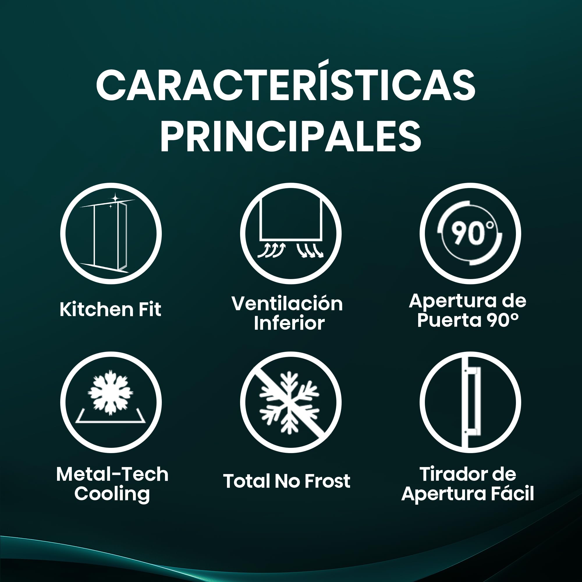 Hisense FT3K310SAIE1 - Congelador Una Puerta Total No Frost Kitchen Fit, 312L, 186cm, Ventilación Inferior, Apertura de Puerta 90º, Metal-Tech Cooling, Tirador de Apertura Fácil, WiFi, Inox