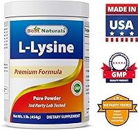 Vista 7 de Best Naturals Lisina en polvo 1 libra y L-lisina 500 mg