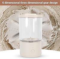 Vista 8 de Portable Mini Washing Machine, 1.6L Rechargeable Underwear Washer, Deep Cleans Baby Clothes, Socks, Laundry Small Washer for Apartment, Hotels