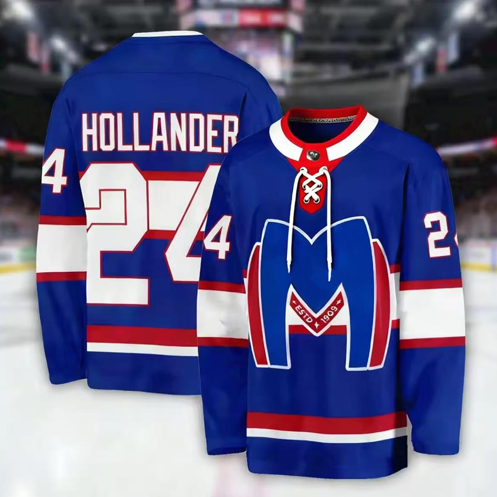 Maillot de hockey unisexe Heated Rivalry Merch Maillot Heated Rivalry à manches longues et col en V - Article pour les fans de sport