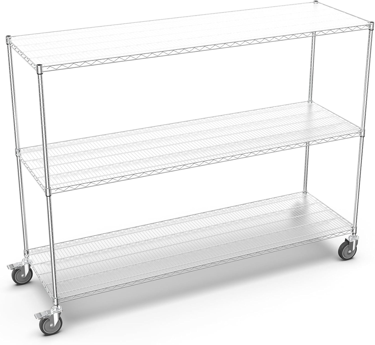 3 Tier 3000lbs Capacity NSF Metal Shelf Wire Shelving Unit