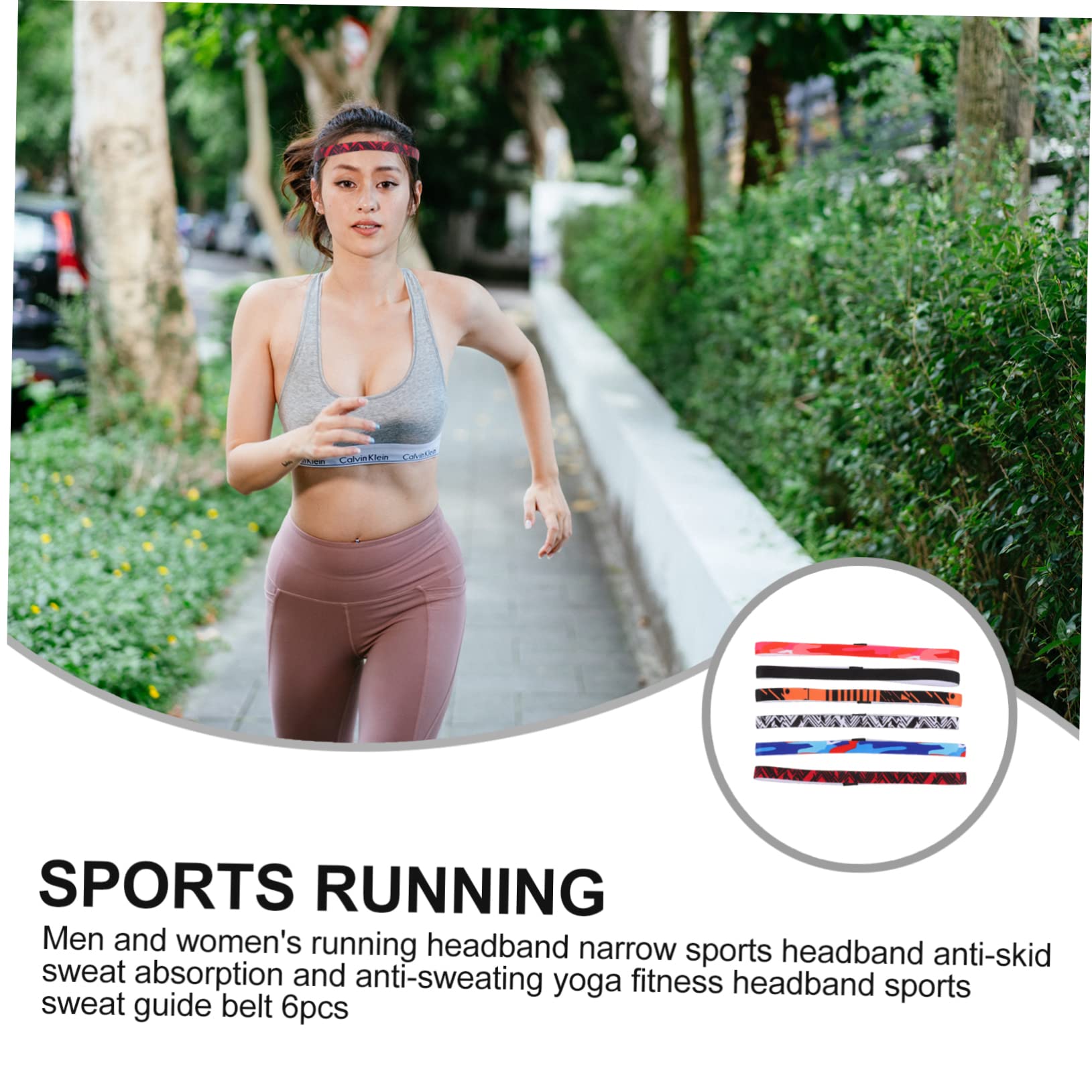 30 Stück Sport Schweißband Schweißabsorbierende Stirnbänder Schmale Stirnbänder Buntes Stirnband Sport Haarband Lauf Stirnband Schweißabsorbierendes Sport Stirnband Übungs