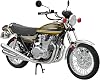 Aoshima Bunka Kyozai 112 The Bike Series No. 31 Kawasaki Z1A 900 SUPER4 1974 Plastic Model