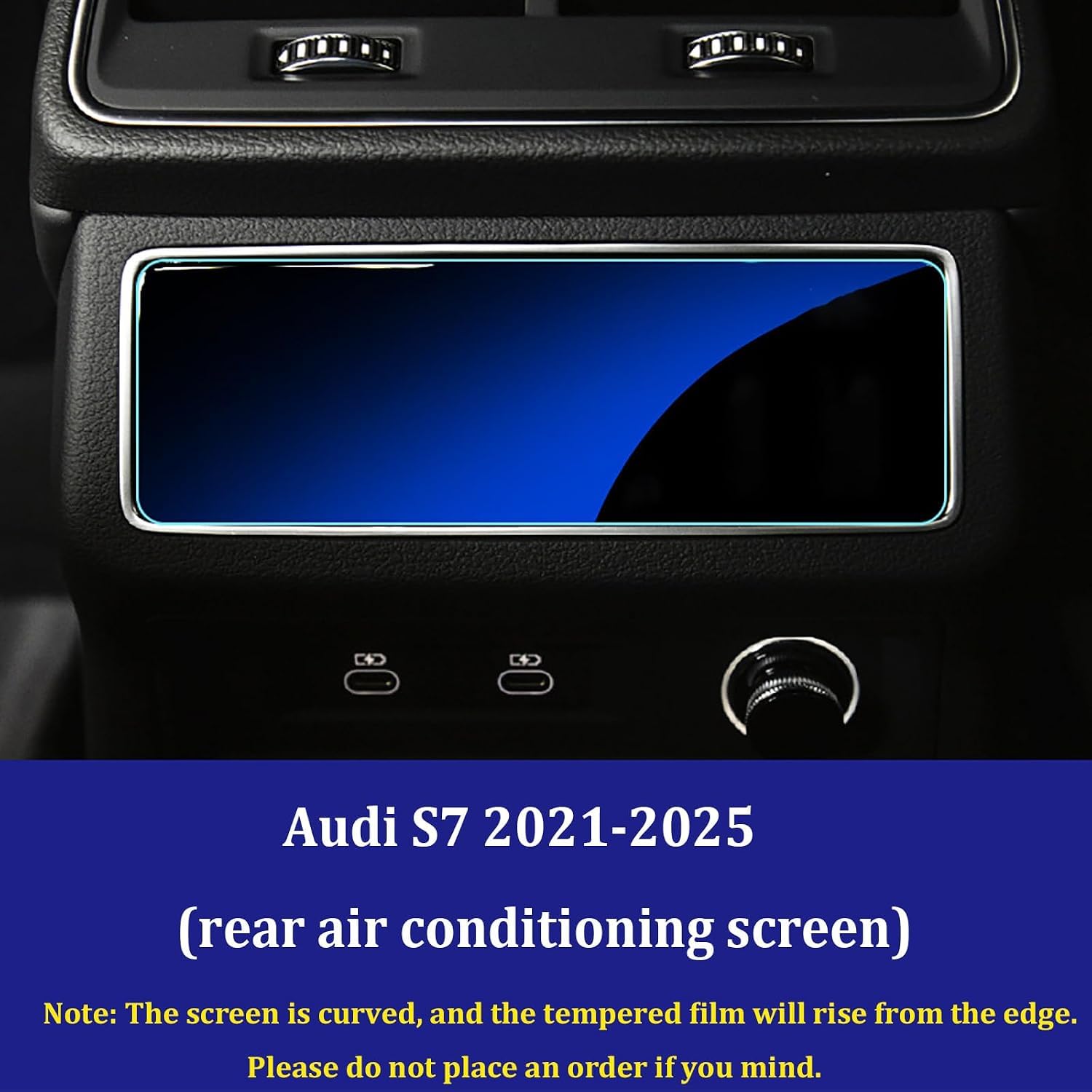 Pellicola Protettiva Auto per Audi S7 2021-2025 (Rear Air Conditioning)