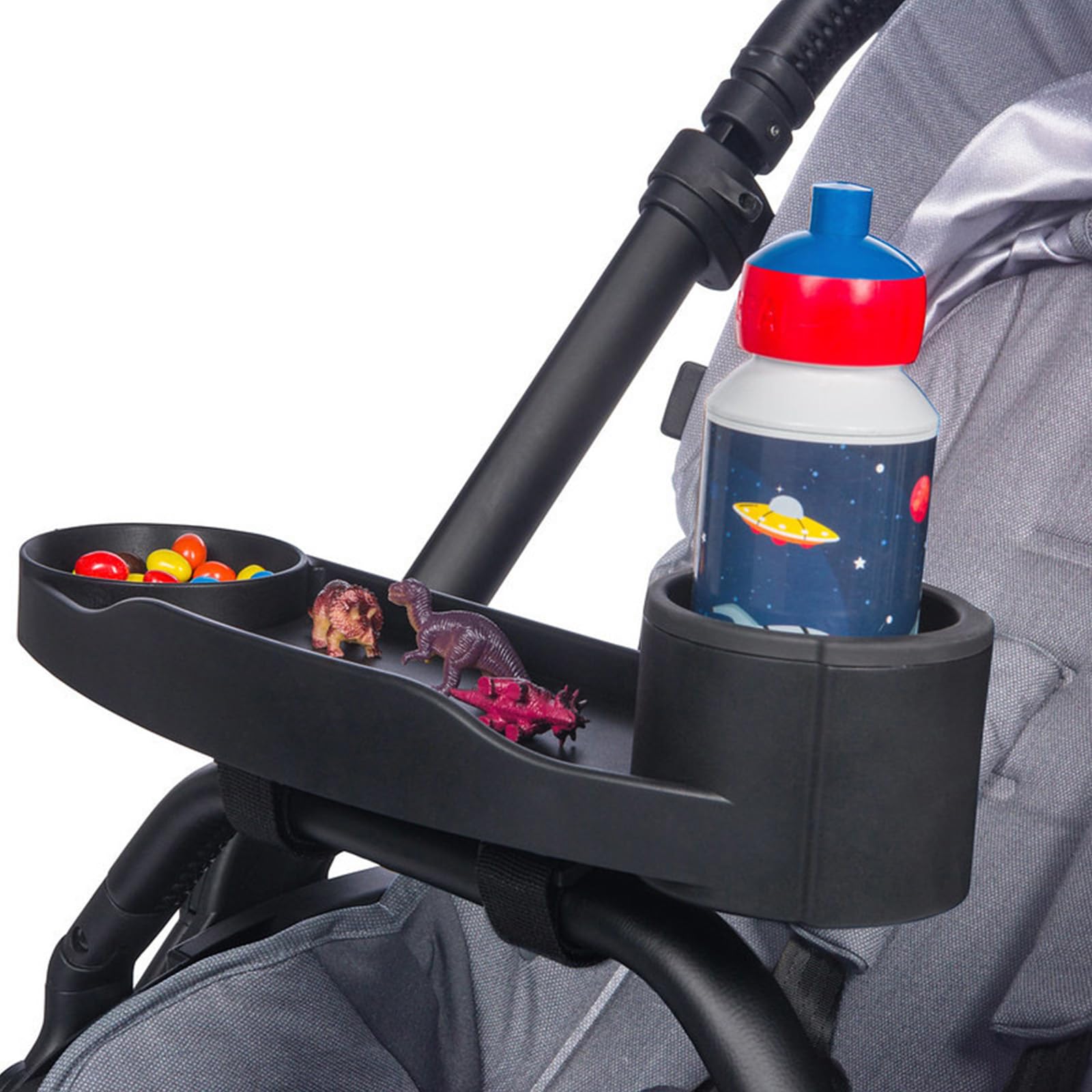 Plateau de poussettes adaptable à différents modèles, caractéristiques pratiques pour les besoins quotidiens des poussettes de bébé