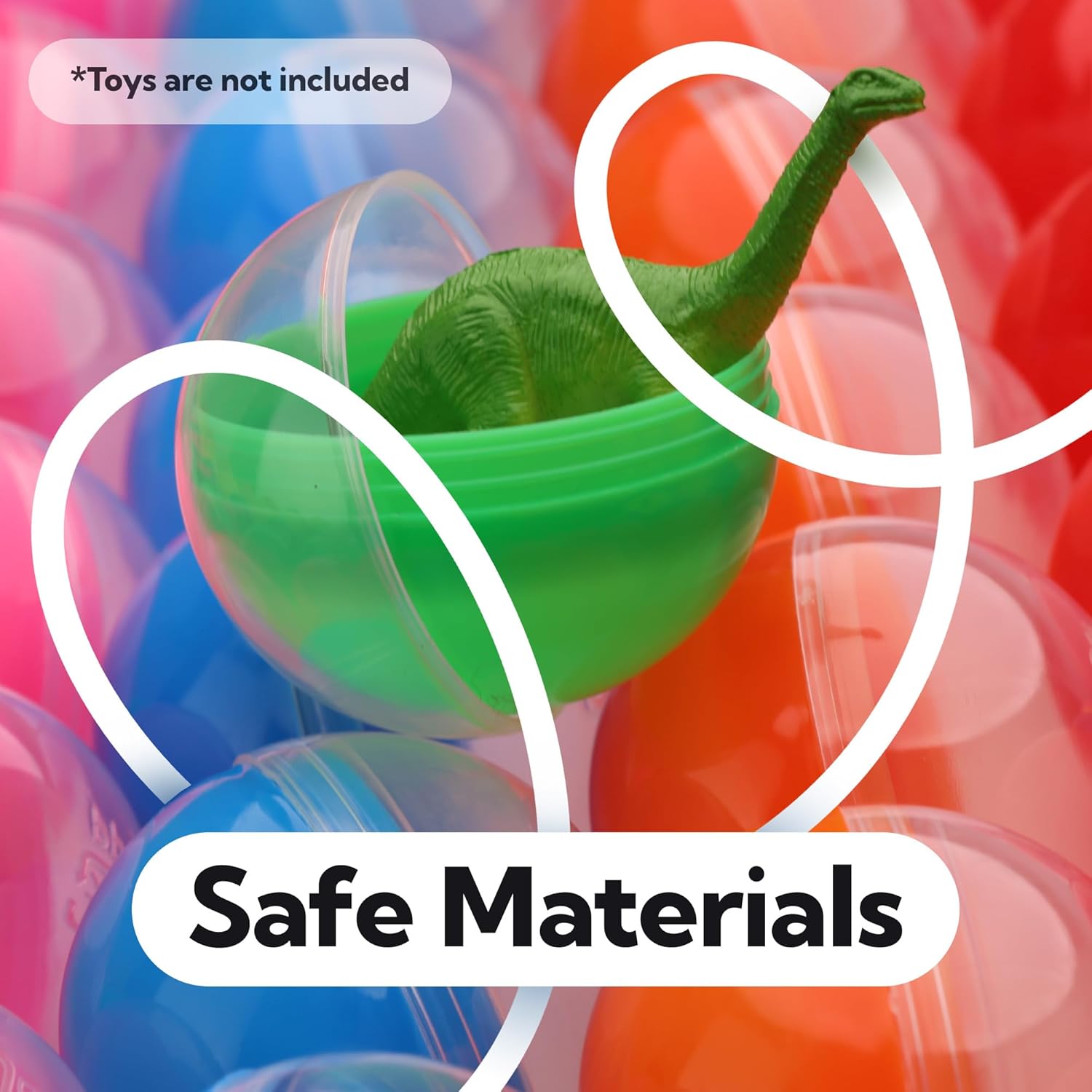 Capsule Vending Machine Translucent Round Capsules Empty 25 pcs 2.6 inch - Gumball Machine Capsules Bulk Claw Machine Refills Easter Basket Stuffers Birthday Gifts Pinata Stuffers DIY Craft Supplies