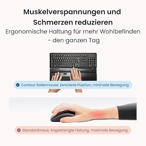 Contour Design SliderMouse Pro Ergonomische Büromaus — nuotrauka 5