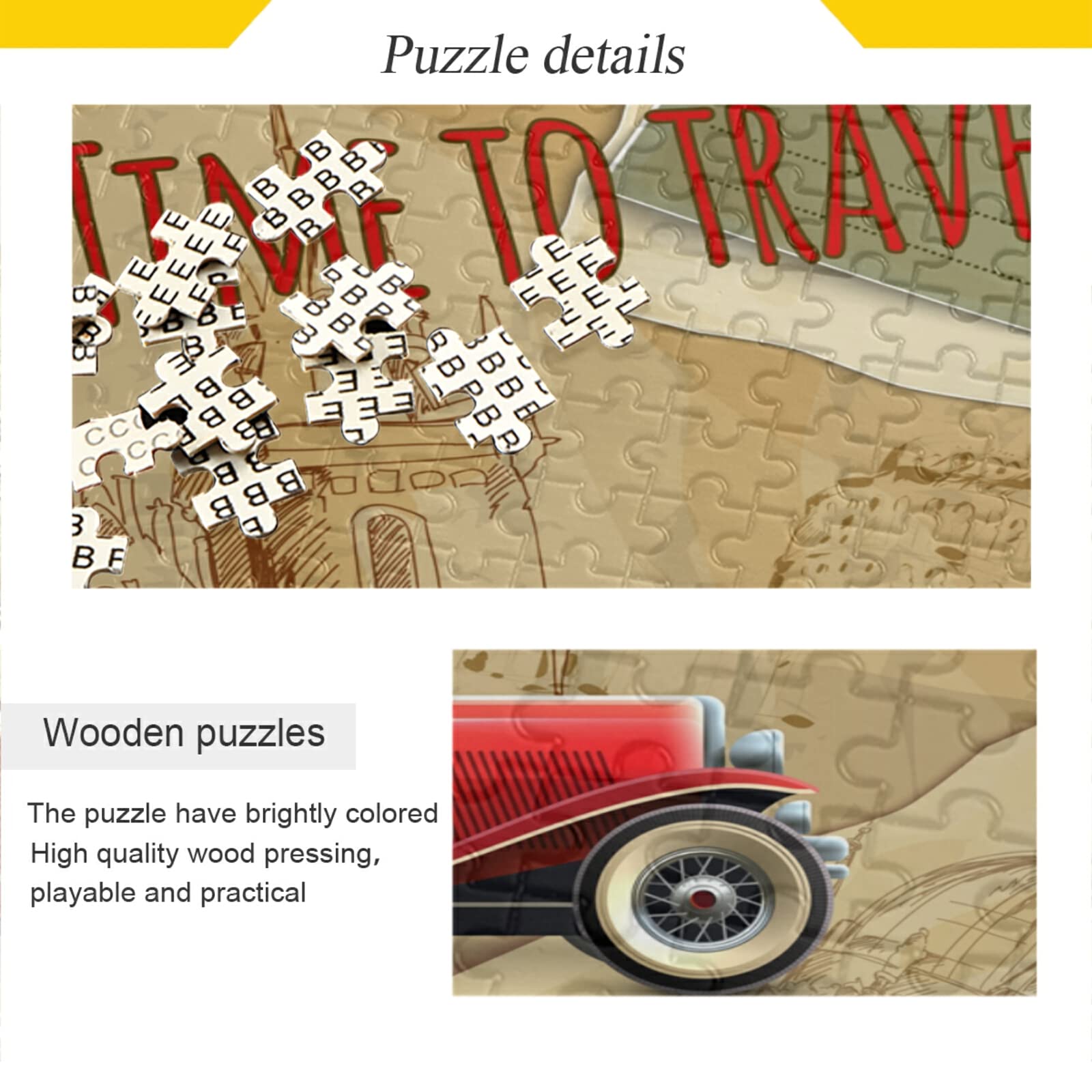 Puzzle 1000 Pièces – Affiche Voyage Vintage France Arènes De Nîmes – Adultes, 50x70 Cm