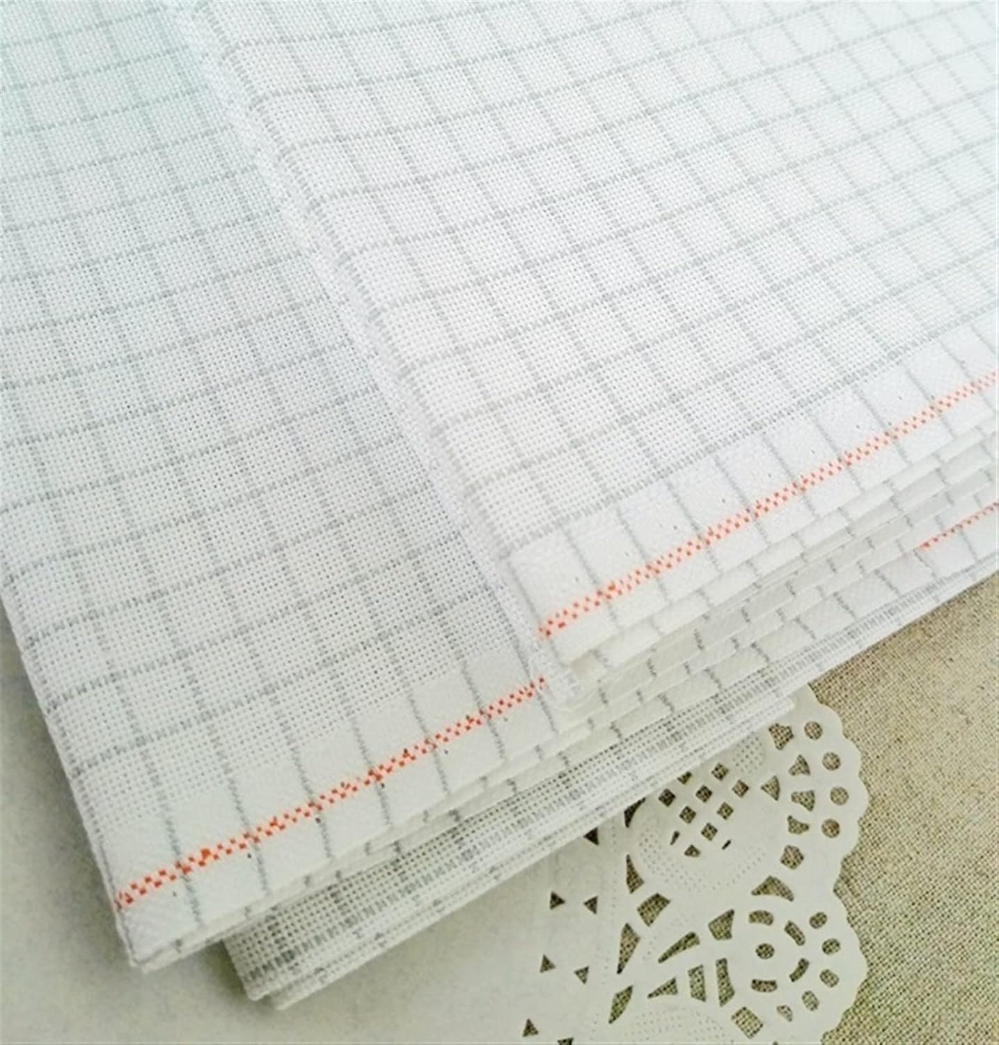 Cotton Aida Cloth 14ct 16 20 25ct 28ct 32ct PaintFree White Cloth