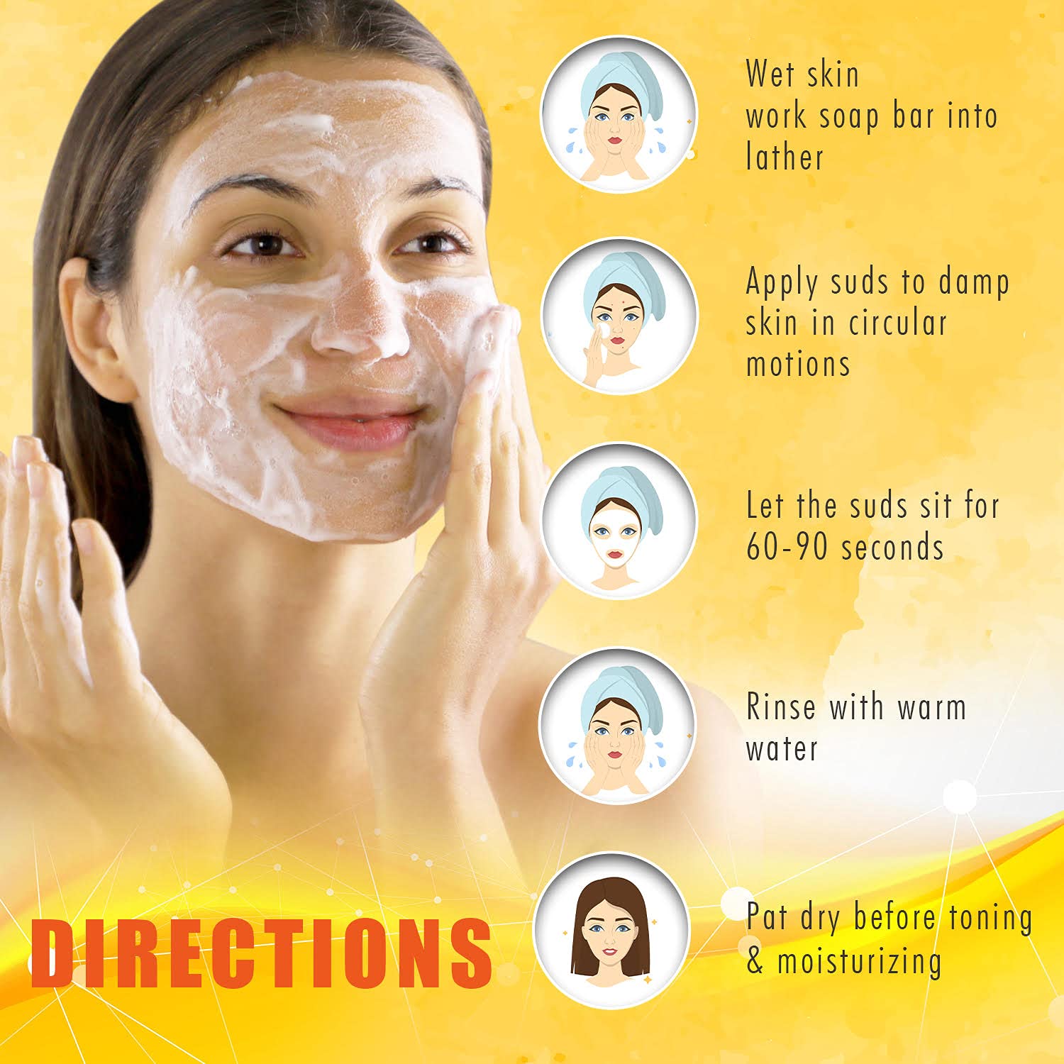 10% Sulfur Soap Cleansing Bar for Face & Body – All Natural Facial Cleanser for Acne, Oily Skin – Healing Skincare Blend of Lemongrass, Tea Tree Essential Oil, Vitamin E, Coconut Milk – Made in USA : Beauty & Personal Care