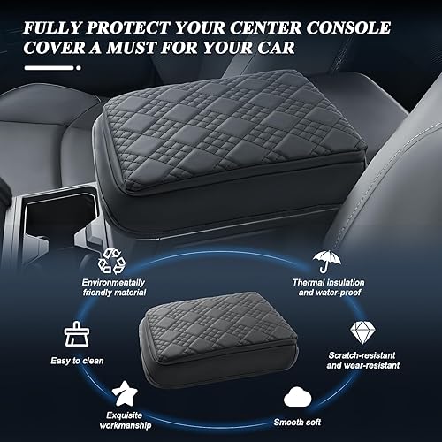 Vista 91 de BIBIBO Funda para reposabrazos de consola central Subaru Crosstrek 2024, cojín para reposabrazos 2023 2024 Subaru Crosstrek /2024 Subaru Impreza