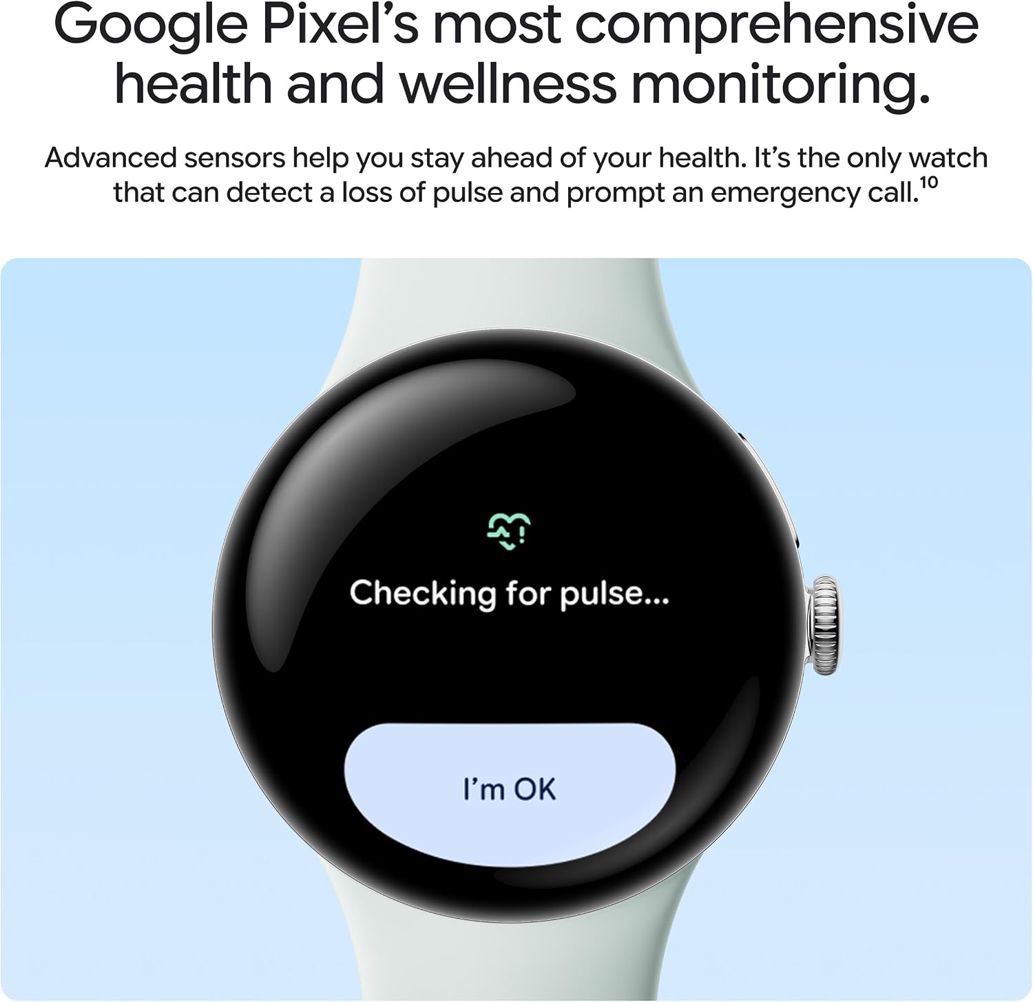 Google Pixel Watch 5 displaying heart rate data and blood oxygen levels
