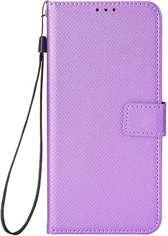 Phone Case for Xiaomi Black Shark 3, Leather Wallet Case for Xiaomi Black Shark 3 Non-Slip PU Leather Cover, Flip Folio Book Phone Cover Purple