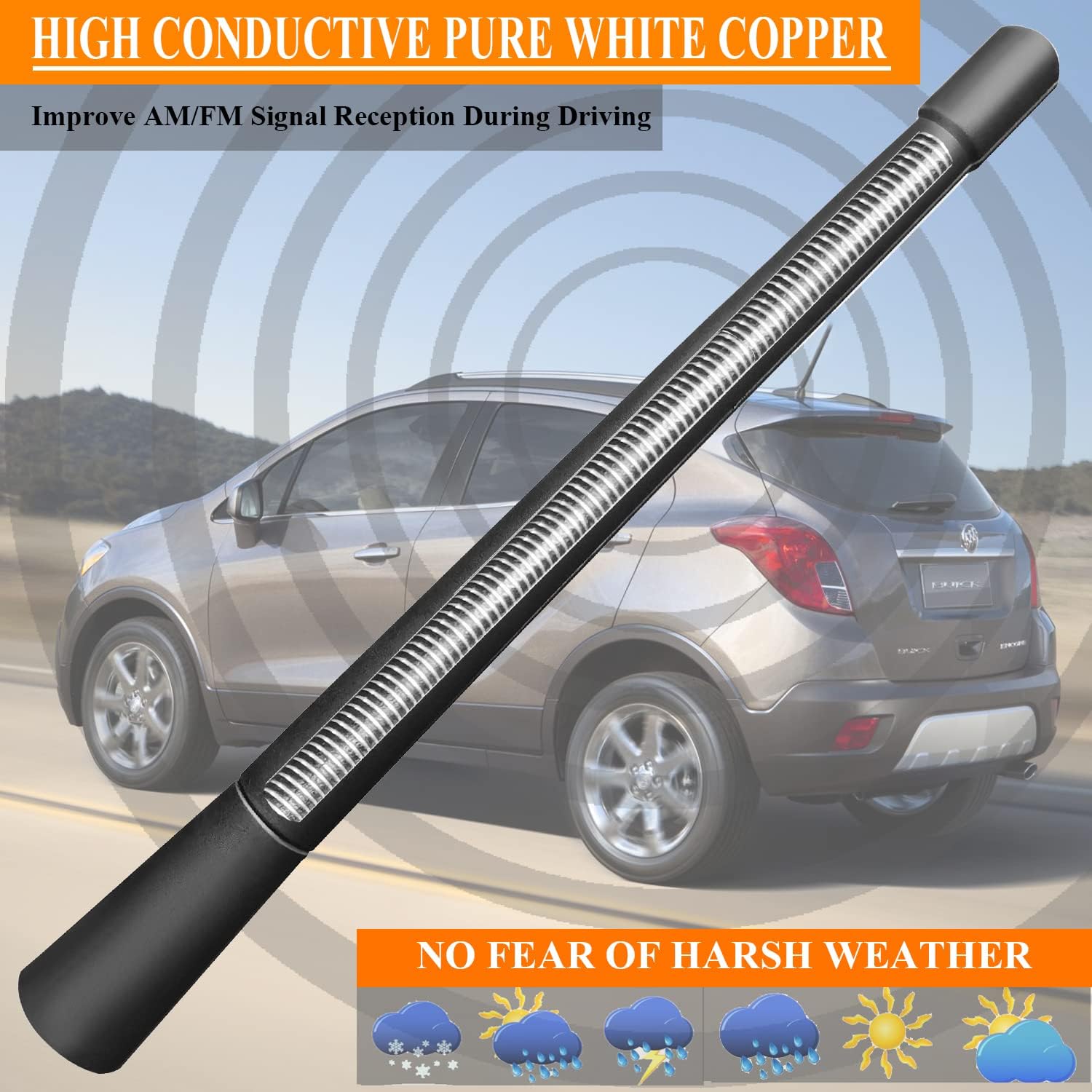 7 Inch Antenna Replacement for Buick Encore (2013-2022) image 5