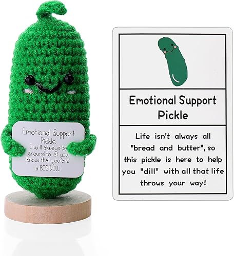 BABORUI Amor de apoyo emocional, hecho a mano, soporte emocional de ganchillo para novia, novio, esposa, marido, apoyo emocional, regalos para el