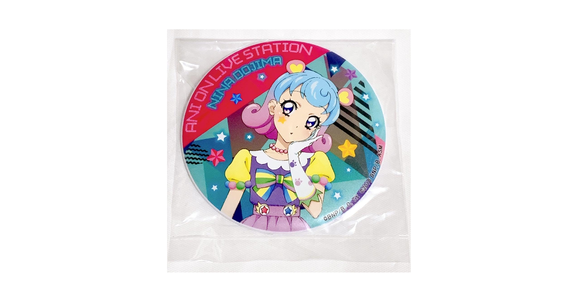 アイカツ！ アニONカフェ マグネットバッジ Amazon | 堂島ニーナ アイカツ アニON カフェ マグネット 缶