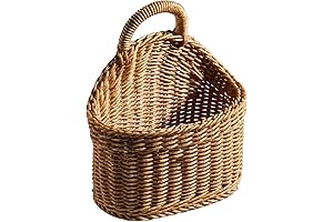 Woven Hanging Basket With Handle