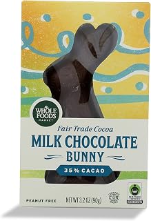 Whole Foods Market, Milk Chocolate Bunny, 3.17 Ounce