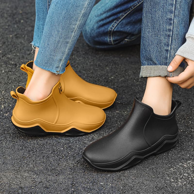 Garden Shoes Men's Waterproof Gardening Rain Boots Unisex Outdoor Footwear for Camping Lawn Care and Yard Work