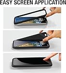 DEWALT Heavy Duty 2Pack Privacy Screen Protector for iPhone 15, Sensor Protection, Dynamic Island Compatible, AntiSpy Tempered Glass [9H Hardness] Case Friendly High Response, HD Image Quality
