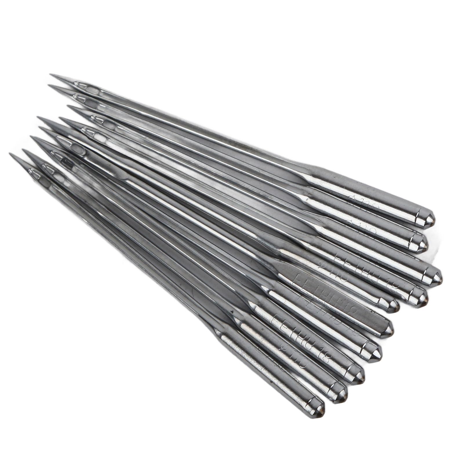 Agujas De Acero Inoxidable Para Mini Máquinas De Coser, 20 Unidades, Punta Fina Para Telas Ligeras