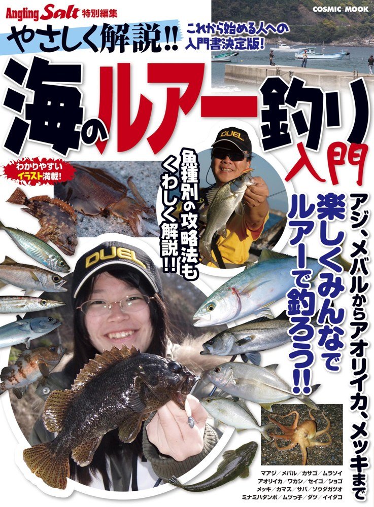 海のルアー釣り入門: やさしく解説!!これから始める人への入門書決定版