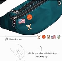 Vista 8 de Riñonera para hombres y mujeres, impermeable, para deportes, para viajes, senderismo, correr