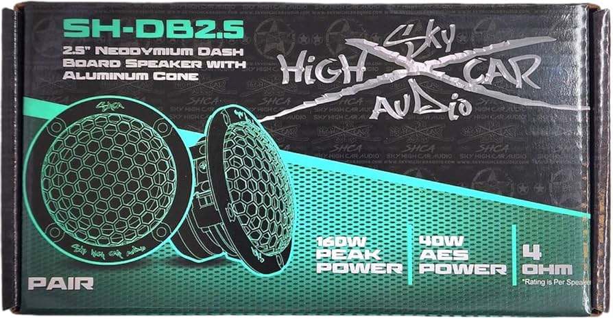 Amazon.com: Sky High Car Audio 2.5