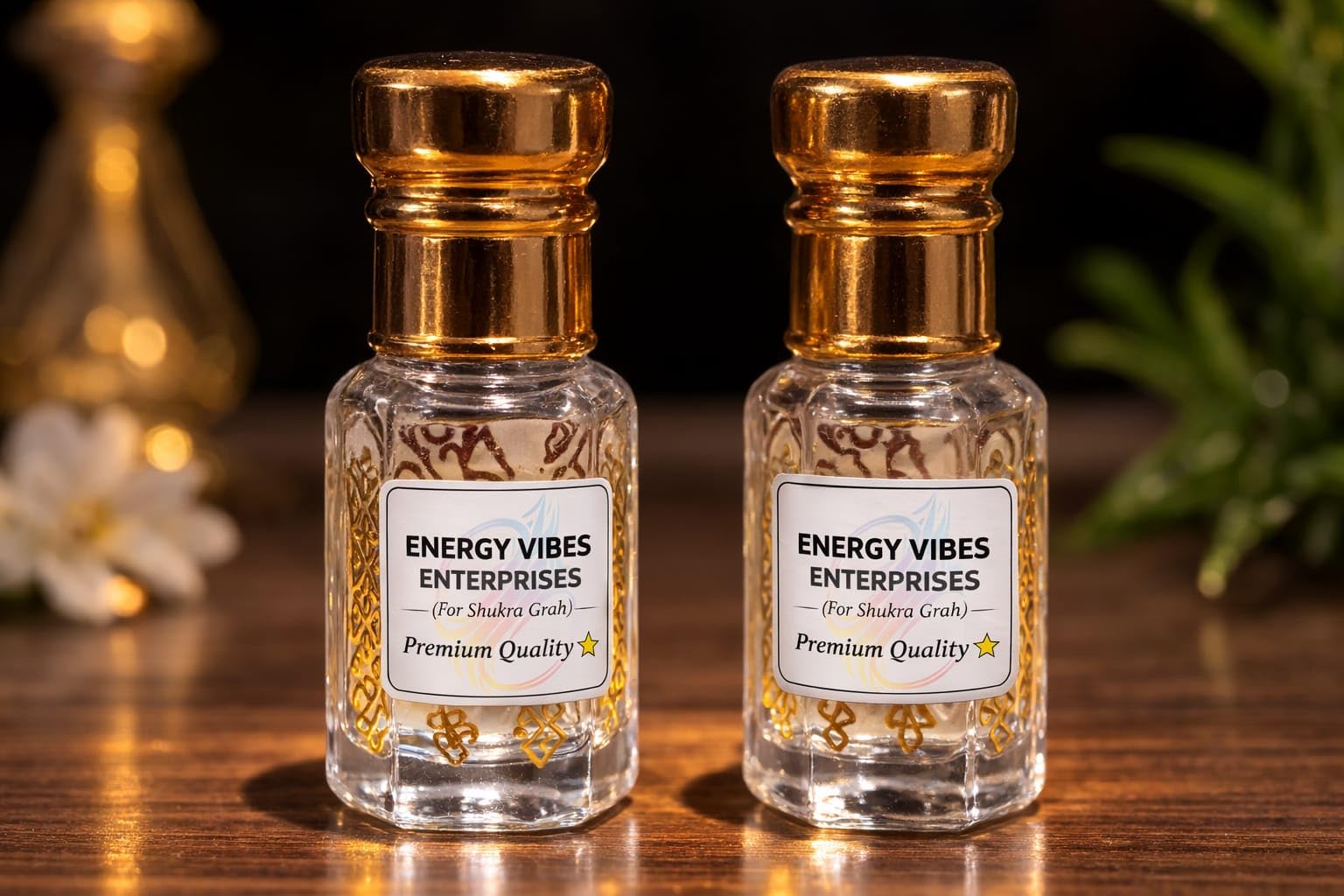 Attar For Shukra Grah (Venus) For Good Health And Wealth 6ml x 2 Bottles For Money Flow-image-40