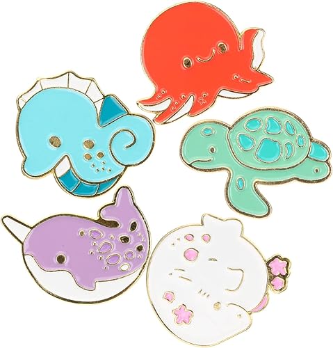 Miniatura 5 de KESYOO 10 Pcs Brooch Wedding Ceremony Decorations Animal Decor Sea Decor Broach Broches Brooches for Women Personalized Shawl Brooch Backpacks