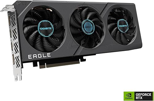 Miniatura 3 de GIGABYTE - Tarjeta gráfica GeForce RTX 4060 Eagle OC 8G, 3 ventiladores WINDFORCE, 8 GB 128 bits GDDR6, tarjeta de video GV-N4060EAGLE OC-8GD