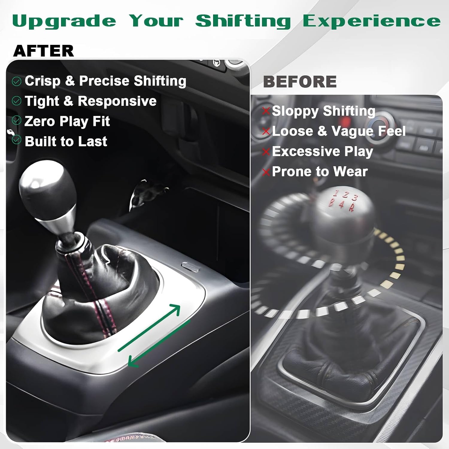 Shift Linkage Bushing Kit Fit for Honda Civic Si/MT 2007+, for Honda Civic Type R 2015-2017, for Honda Accord MT (8th/9th Gen) 2008-2017