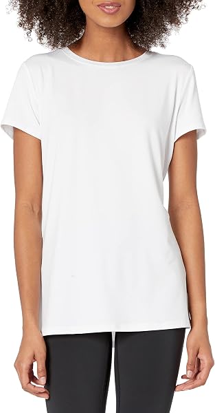 Amazon Essentials Mujer Camiseta Elástica de Secado Rápido, Manga Corta y Cuello Redondo (Hay Tallas Grandes) - 2