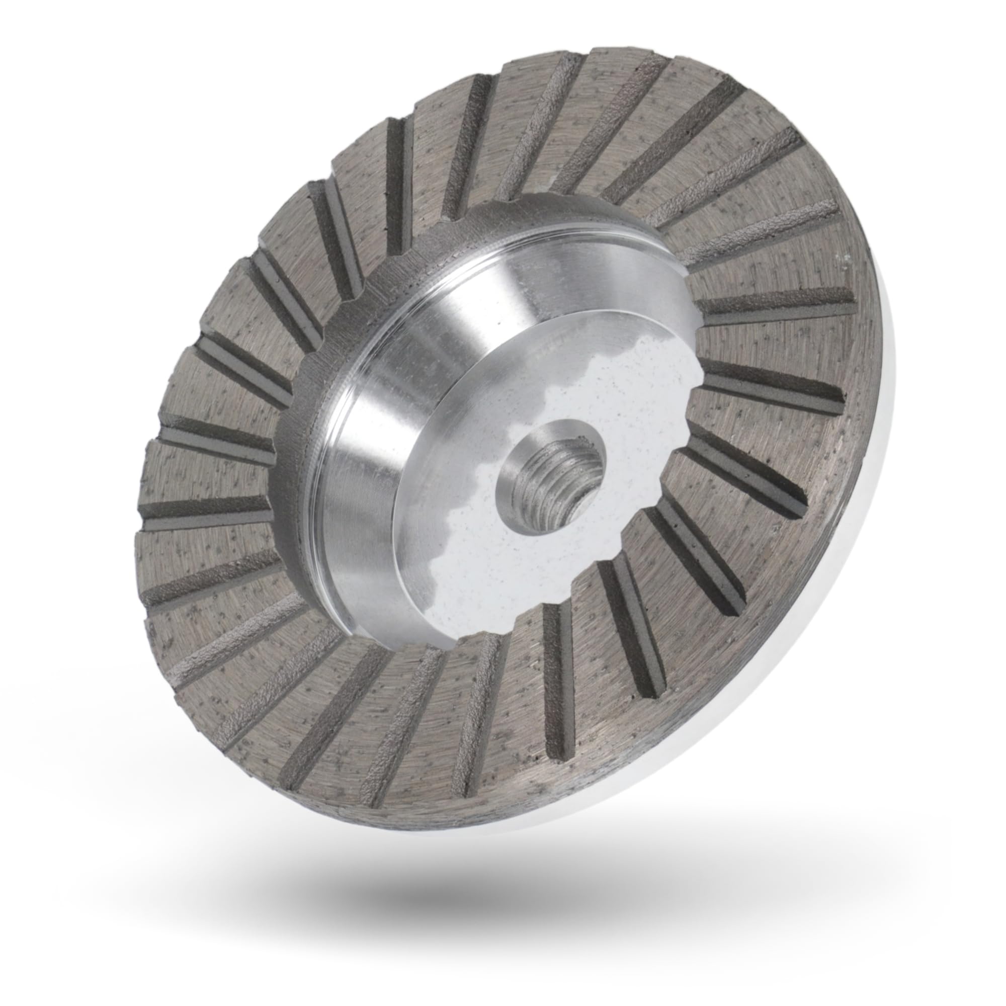PRODIAMANT Premium diamentowa ściernica granitowa 100 mm x M14 ściernica diamentowa PDX82.907 100 mm pasująca szlifierka kątowa, wspornik z aluminium