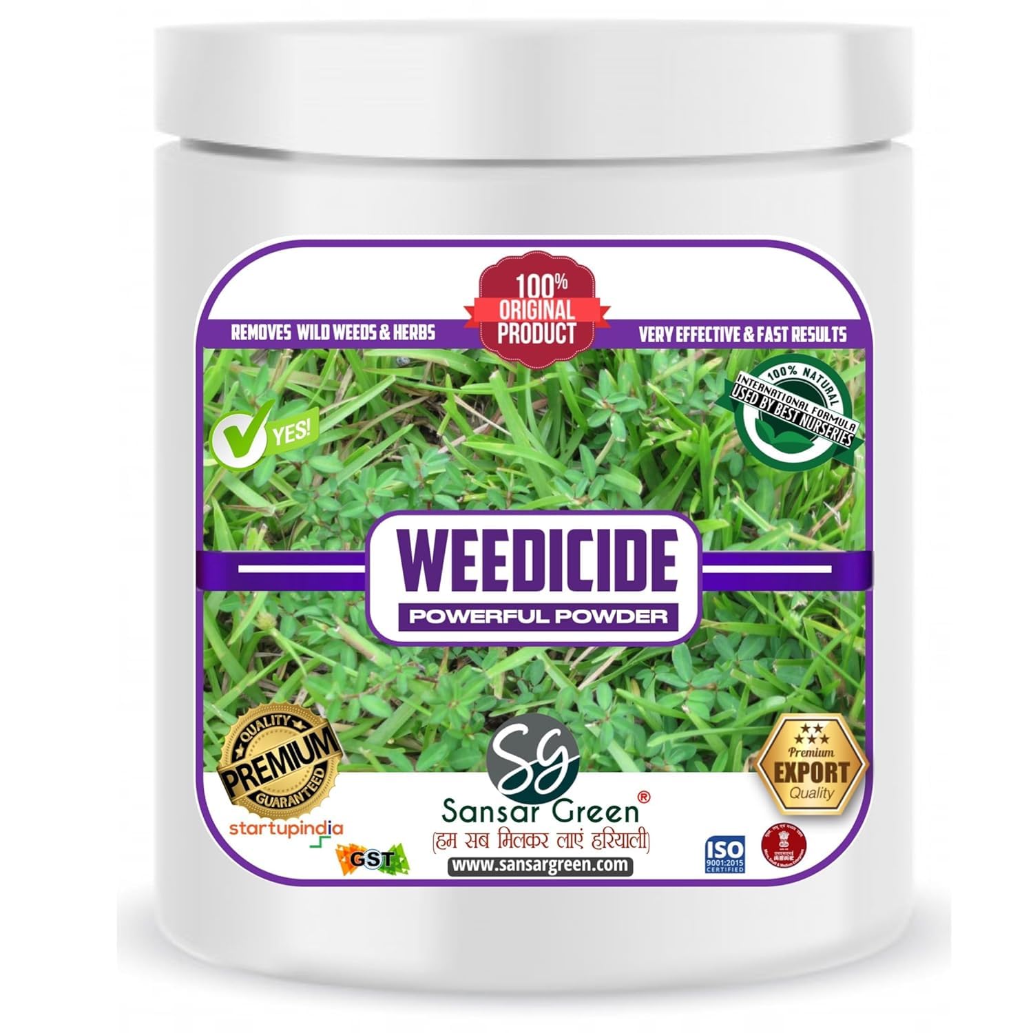 Sansar Green® Weeds Remover, Premium Essential Powerful Weeds Remover Powder for Removing Wild Weeds & Herbs (100 gm)