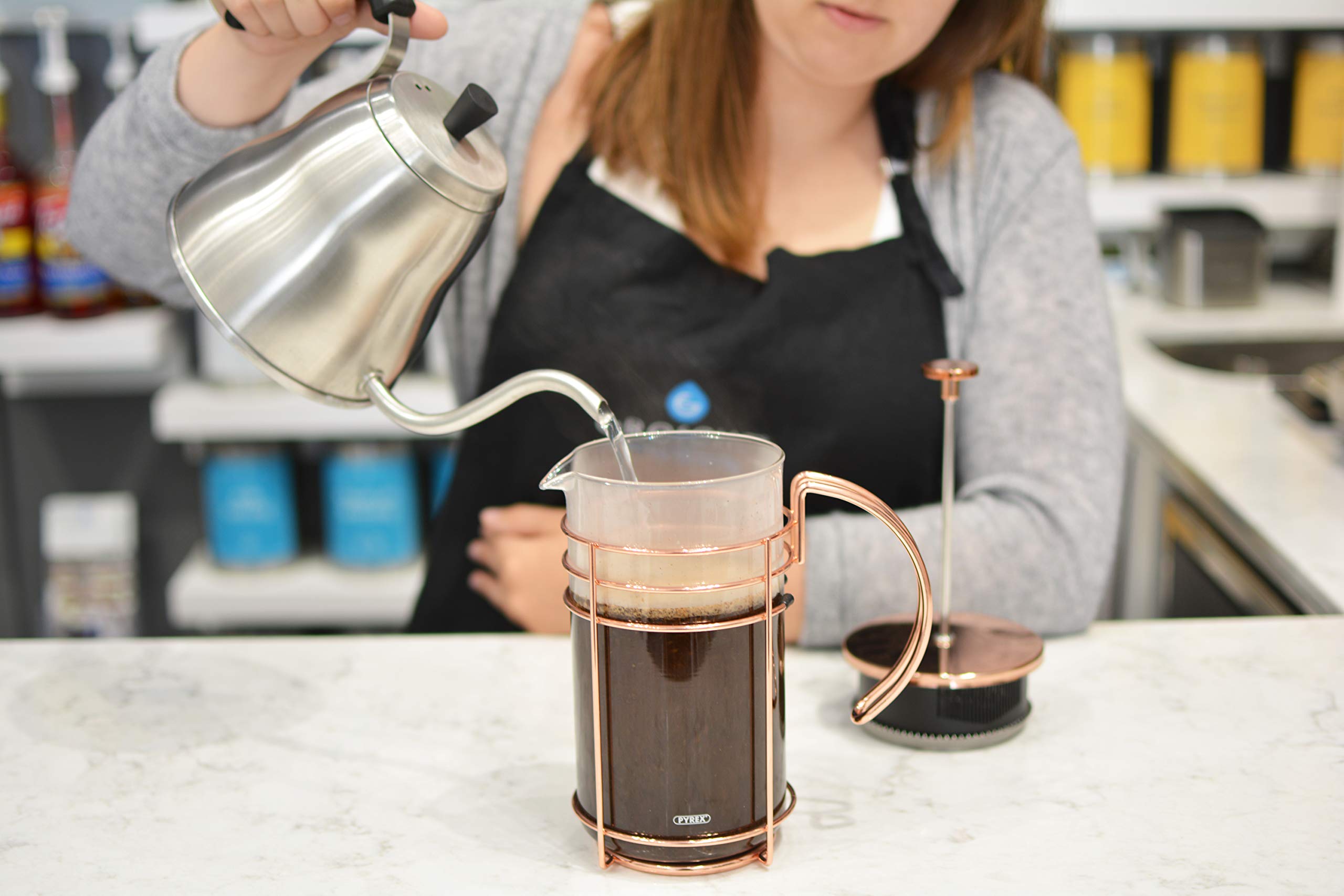 GROSCHE White Chicago Tea Tumbler & Infuser, 1 EA