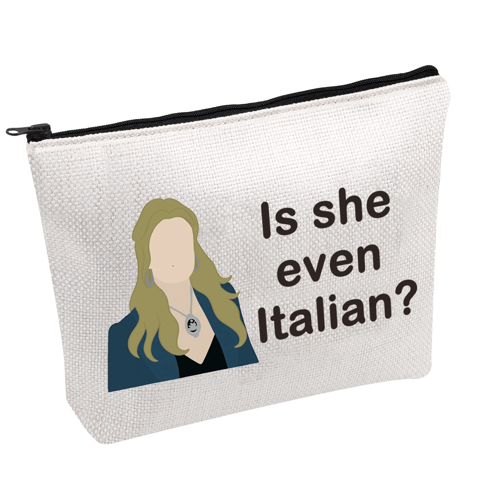 PWHAOO Inspired Cosmetic Bag Vampire Fan Girl Vampire Gift Rosalie Fans Gift Is She Even Italian Bag, Is She Even Italian B