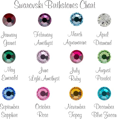 Miniatura 5 de Personalized Skinny Horizontal Gold Bar Birthstone Necklace Name Plate Custom Silver Present for Mom