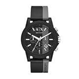 AX Chronograph Watch for Men with Leather&comma; Stainless Steel or Silicone Band