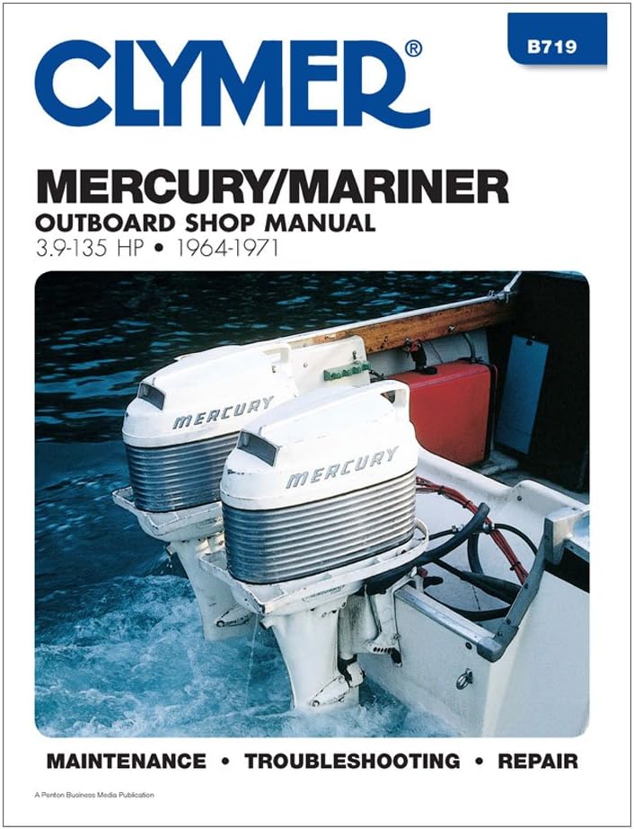Mercury Vintage 3.9-135 HP Outboard Service and Repair Manual (1964-1971)