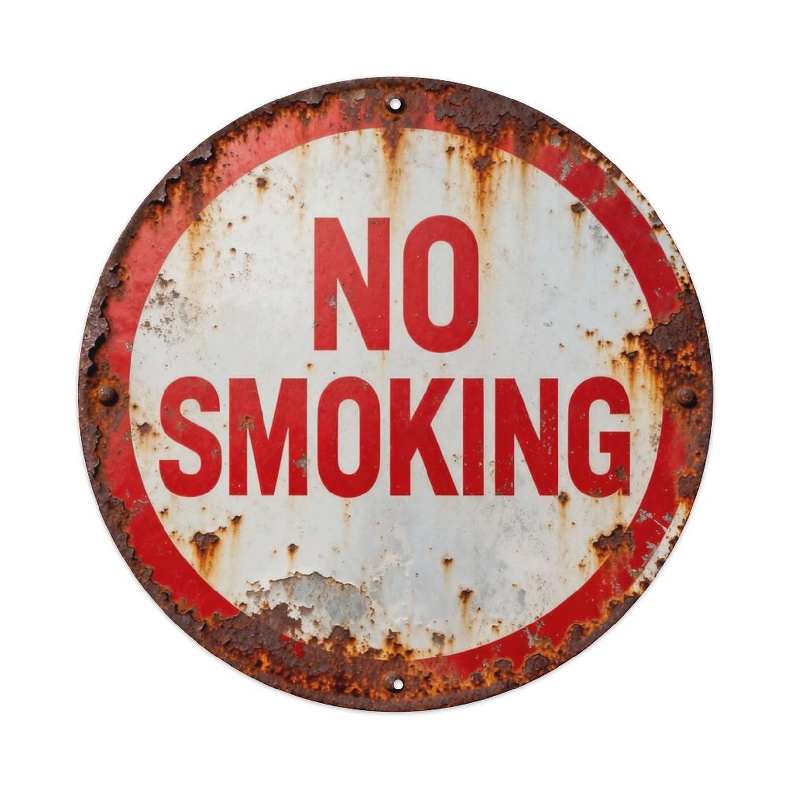 NO SMOKING Metal Tin Sign Plaque