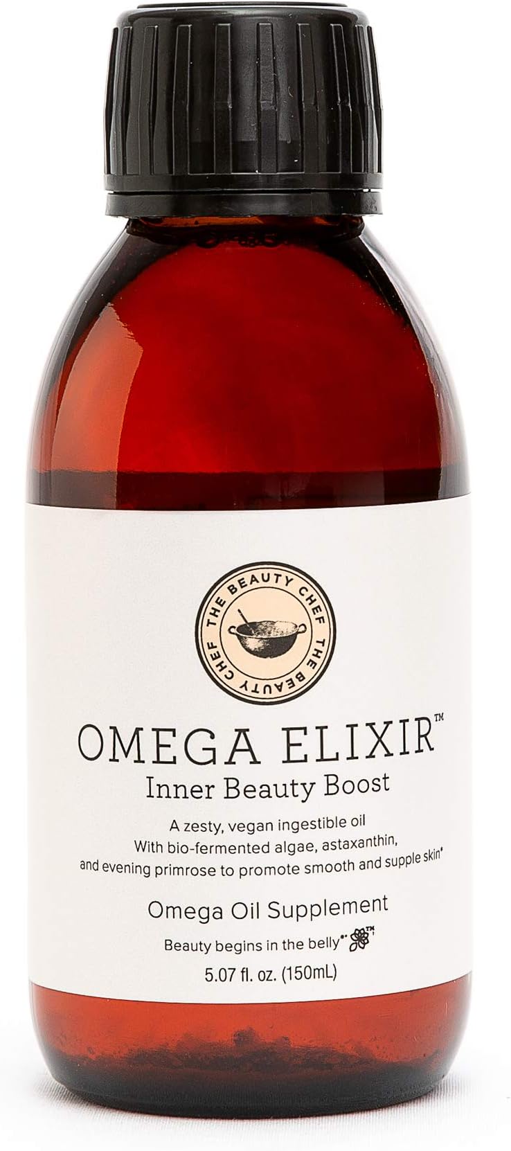 The Beauty Chef - Omega Elixir Inner Beauty Boost | Clean, Vegan Inner Beauty Supplements (5.07 fl oz | 150 mL)