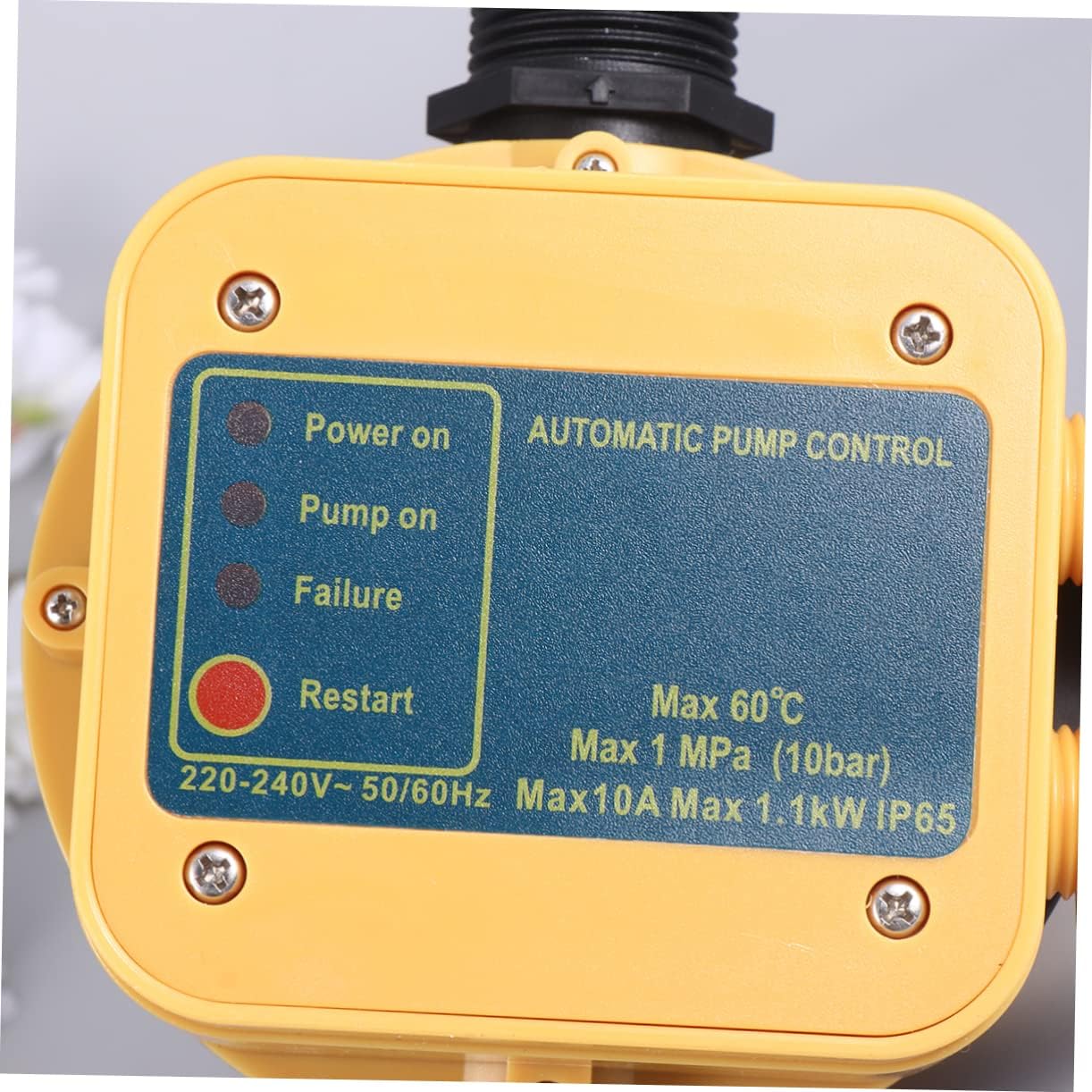 POPETPOP Automatic Water Pump Controller Pressure Controller with Electronic Sensor System for Efficient Operation Durable Design Suitable for Various Pumping Systems