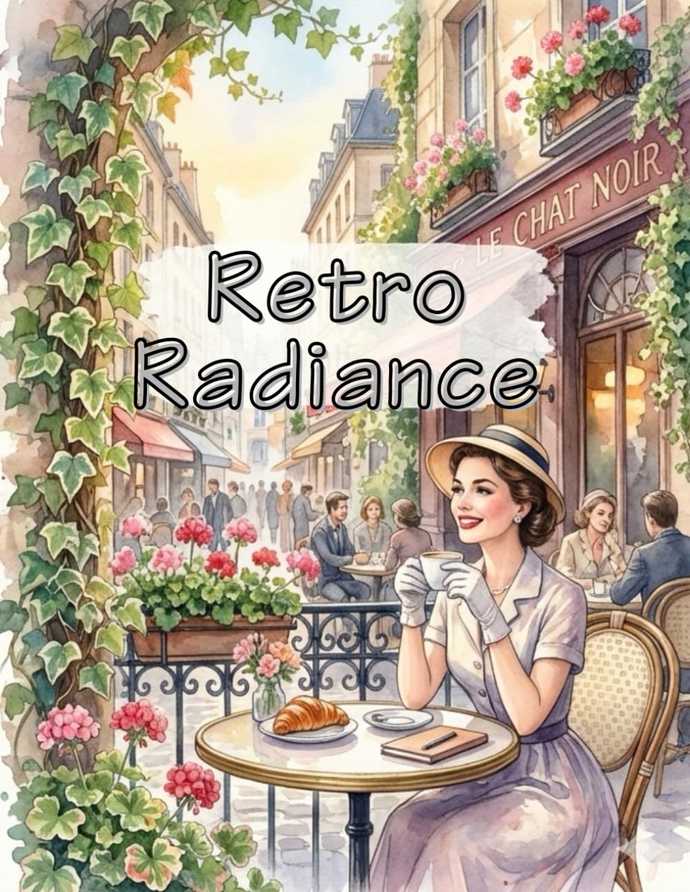 Retro Radiance: A 1950s Journey Through Fashion and Flowers