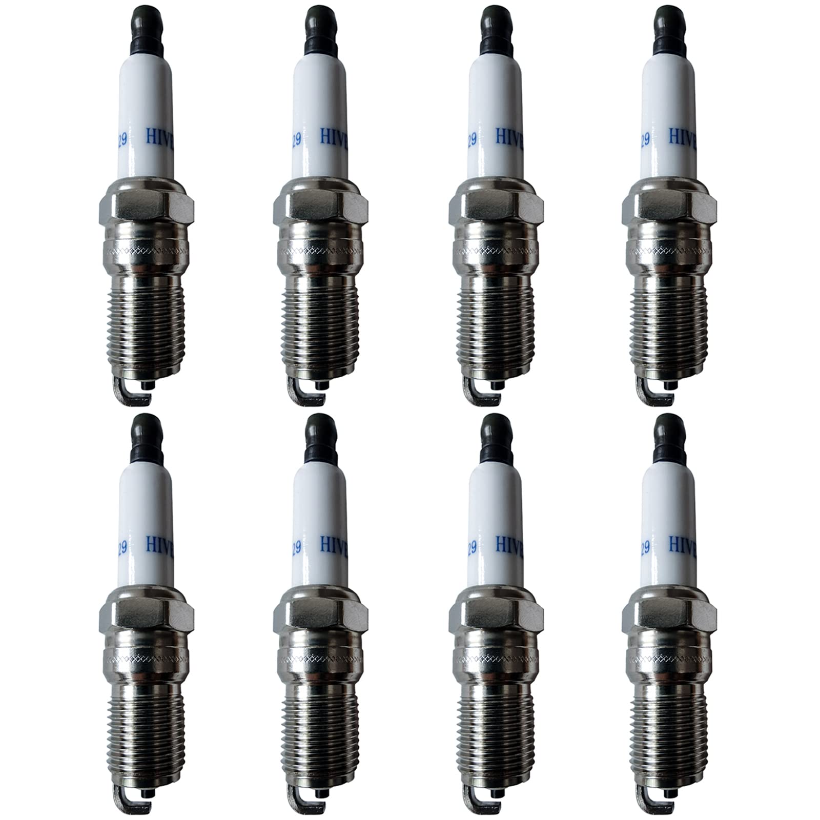 HiVehicleV7429 Spark Plugs – Replacement of #2238 TR5 (8 Pack)